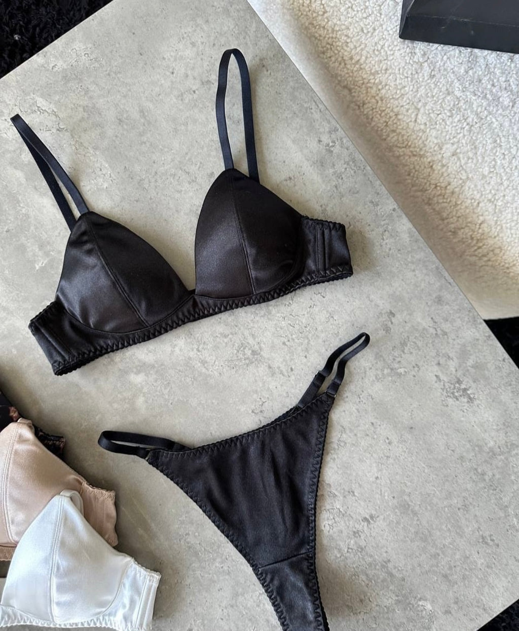 Saten Premium Bra Takım