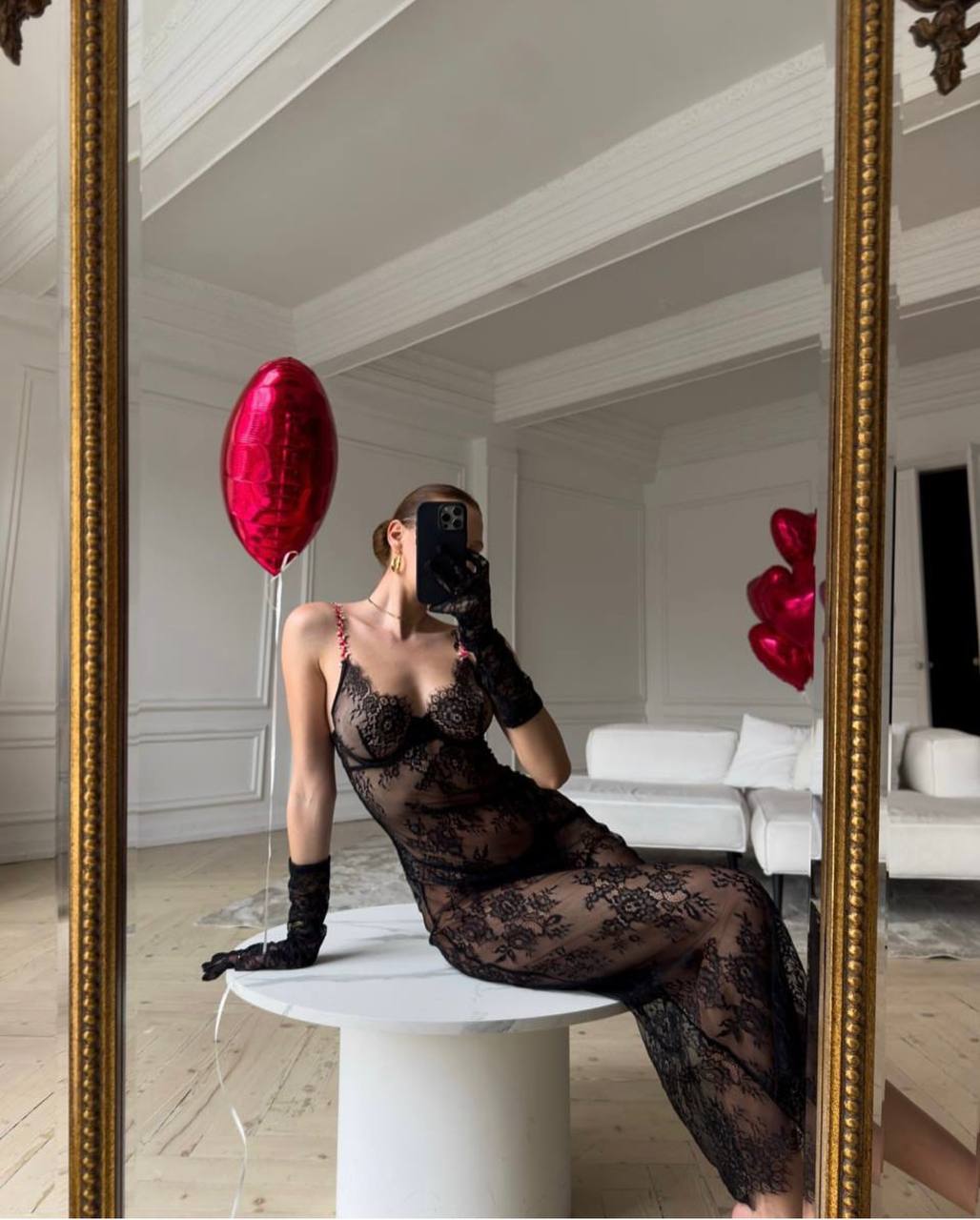 Belinda Premium Gecelik Black